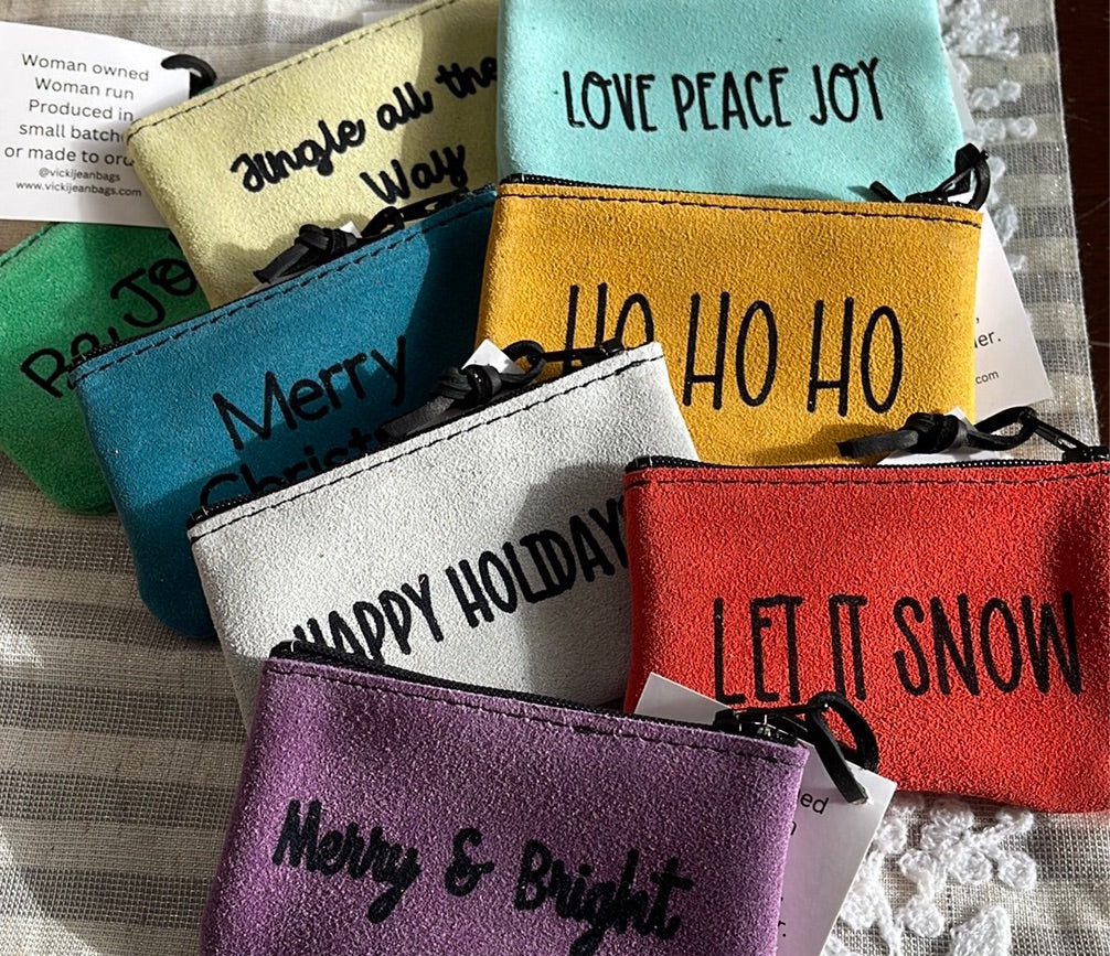Holiday Leather Pouch